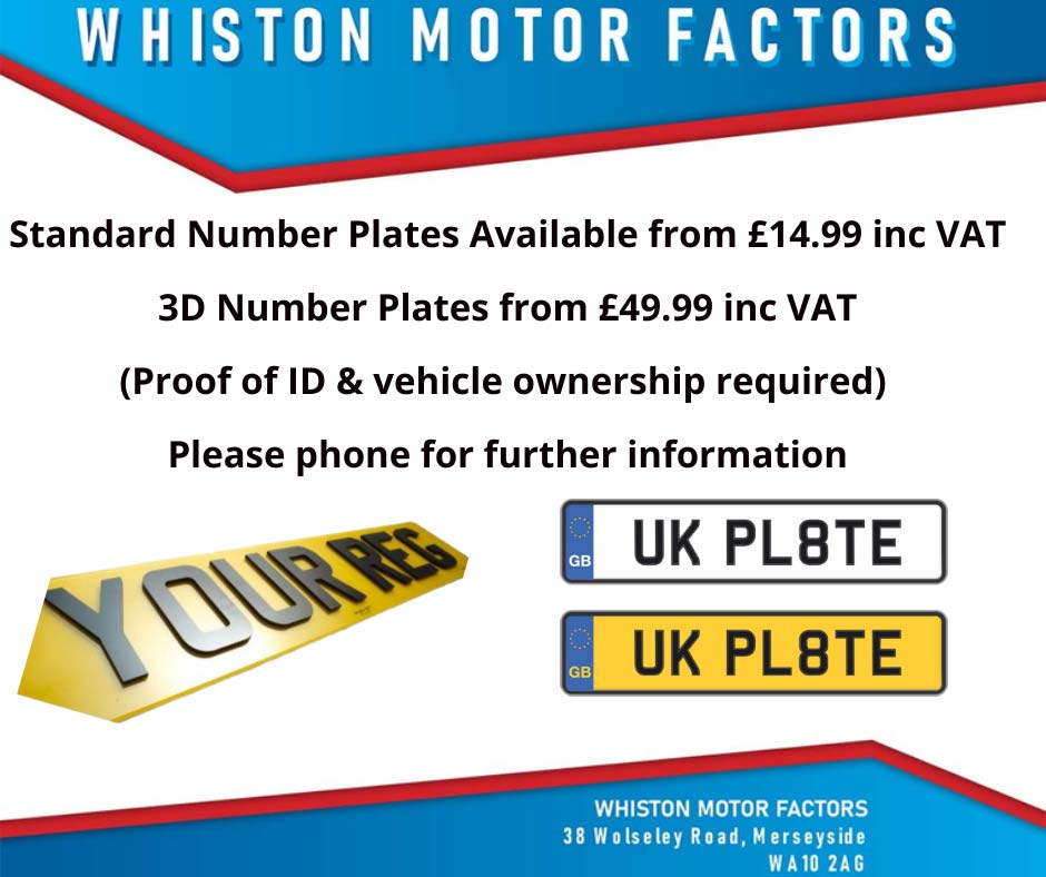 Number Plate Offer